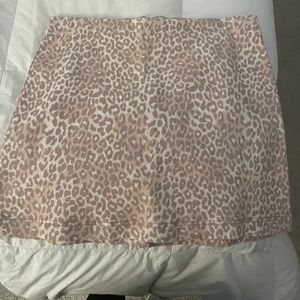 Leopard Mini Skirt